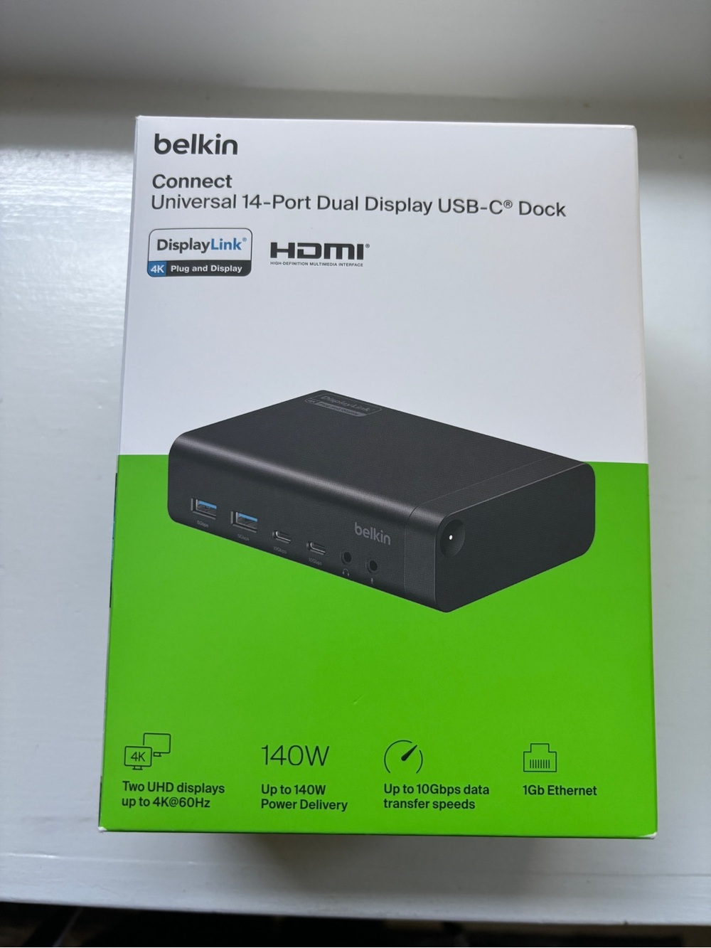 Belkin Connect Universal 14-Port Dual Display USB-C Dock - Black